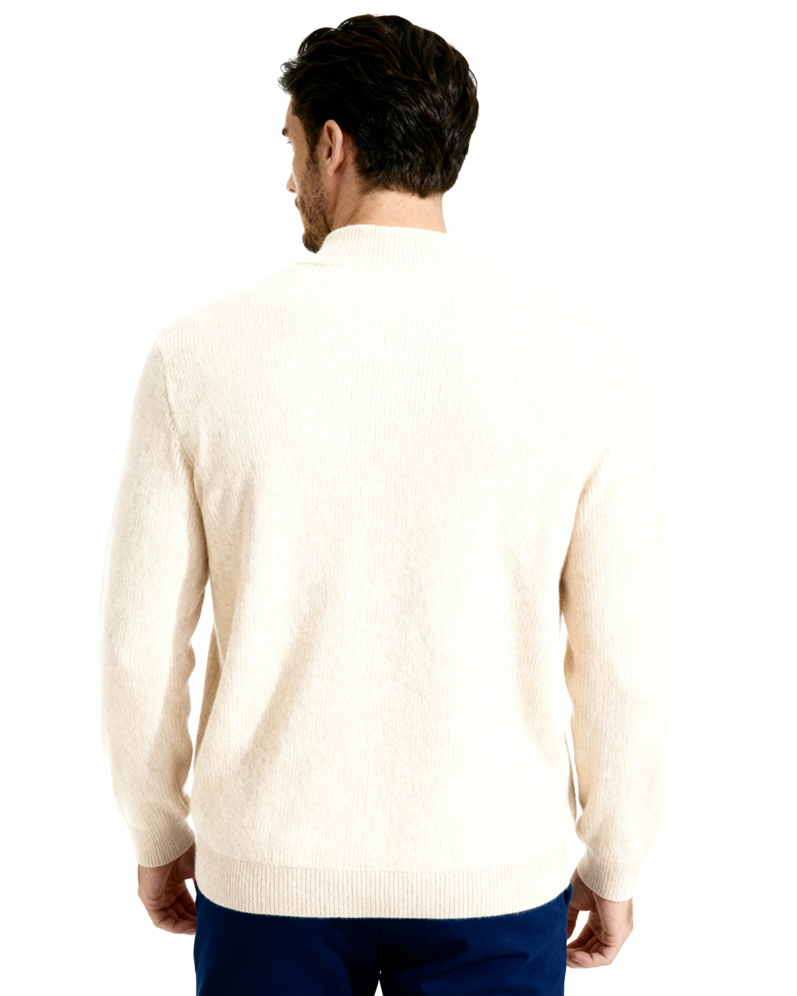 Ribbed Knit Zip Vest — colourway 13