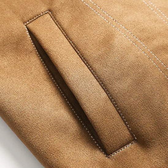 Suede-Touch Trucker Jacket — colourway 3