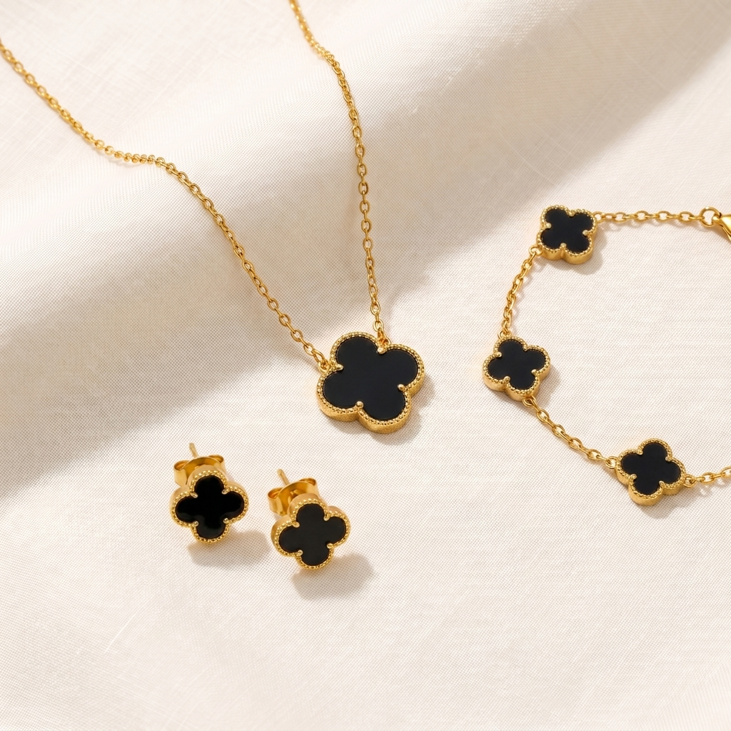 Clover set — Black