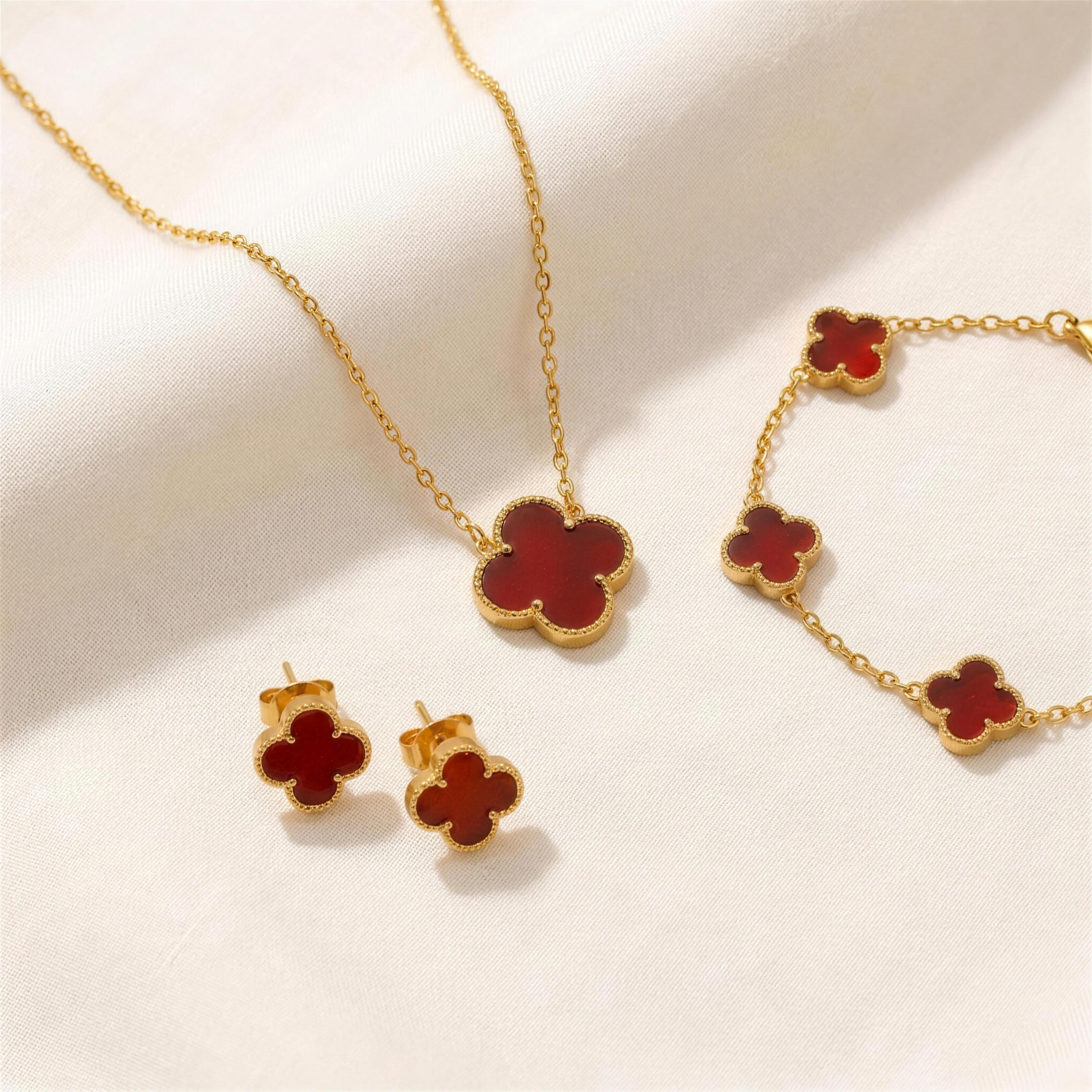 Clover set — Red