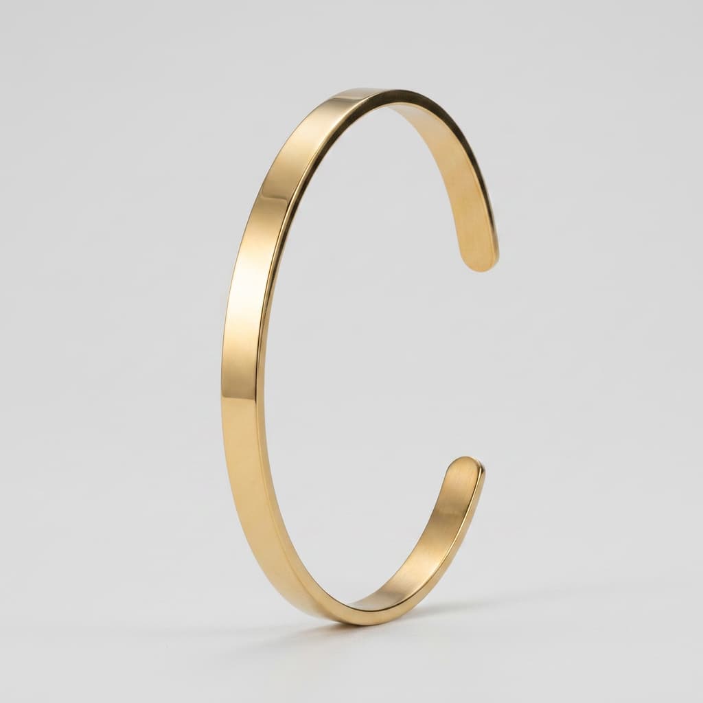 RAVELLO polished cuff bracelet — part of The Versailles Stack