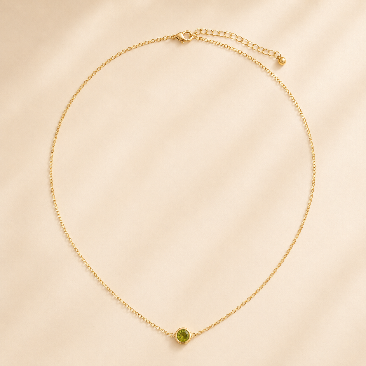 CAPRI Birthstone Necklace — gift-ready presentation