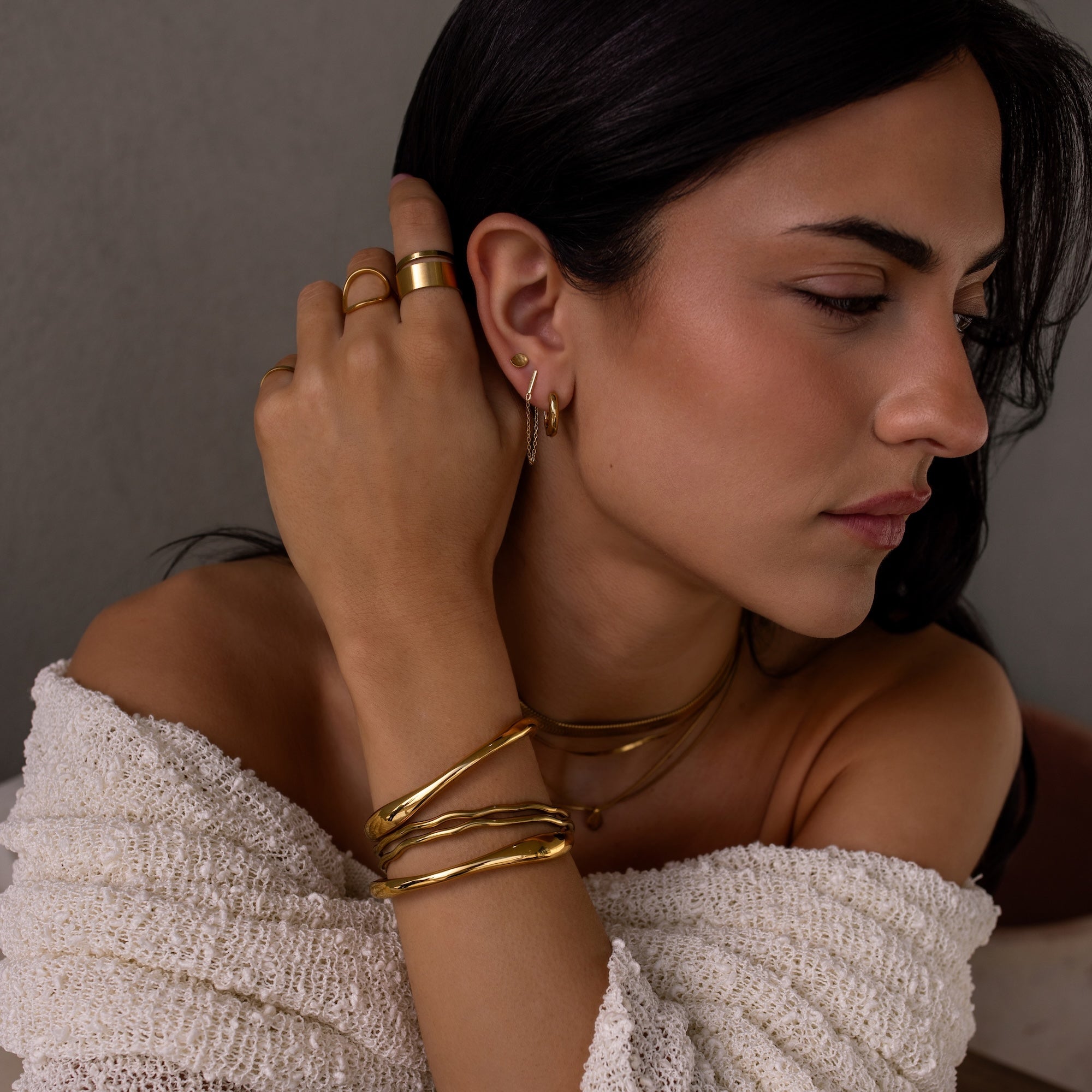 COMO Sculpted Studs