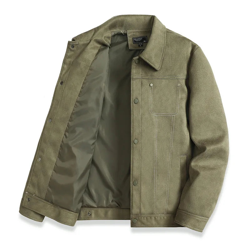 Suede-Touch Trucker Jacket — colourway 7