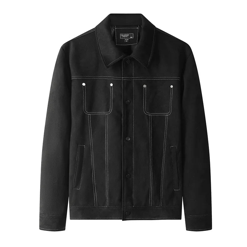 Suede-Touch Trucker Jacket — colourway 10