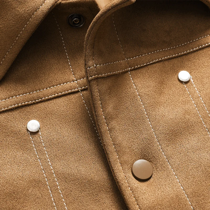 Suede-Touch Trucker Jacket — colourway 6