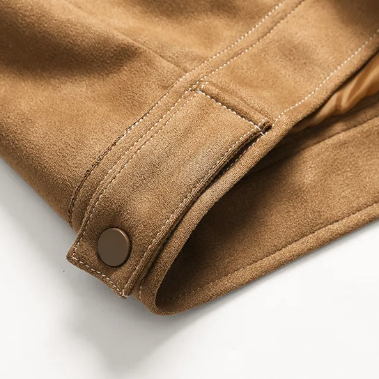 Suede-Touch Trucker Jacket — colourway 4