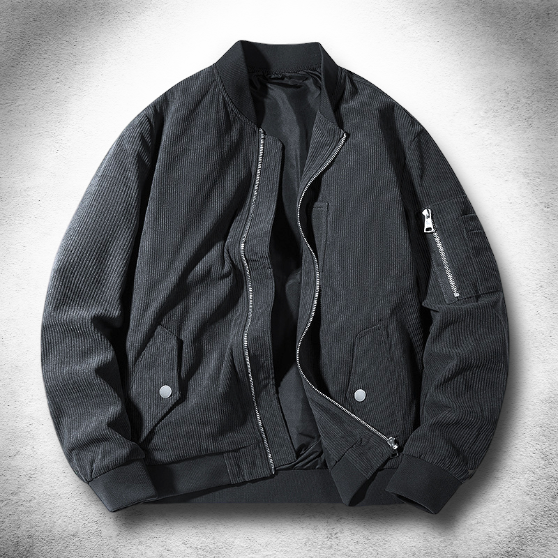 Velvet-Touch Bomber Jacket — colourway 6