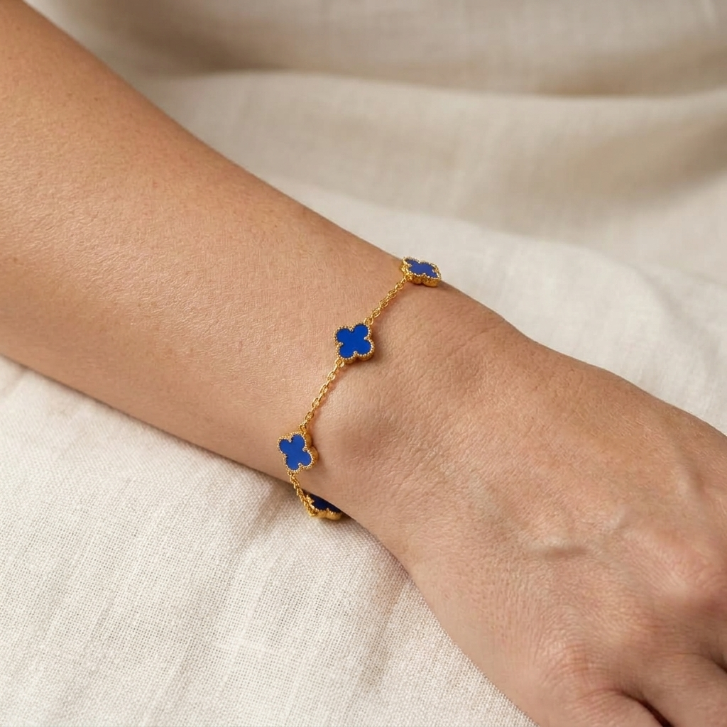 VERSAILLES Clover Bracelet worn on the wrist