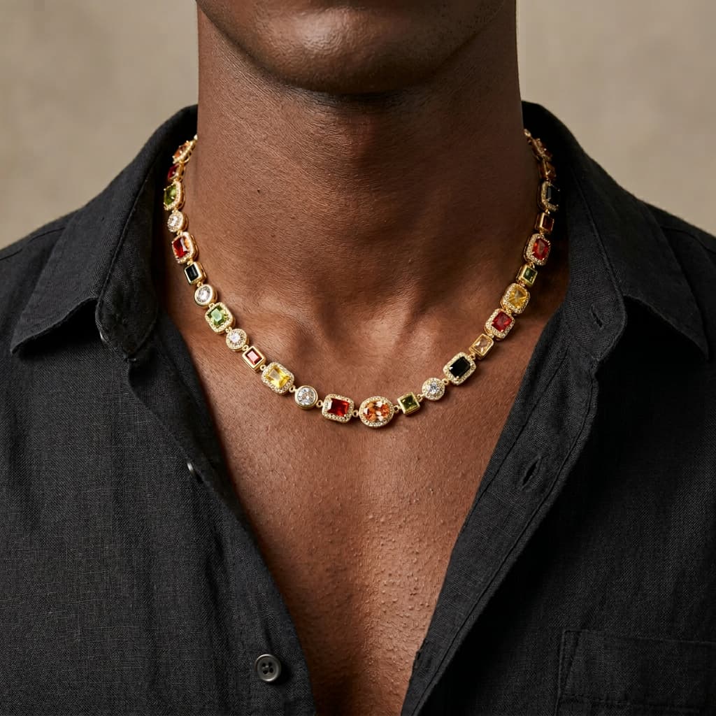 ANTIBES Gemstone Necklace