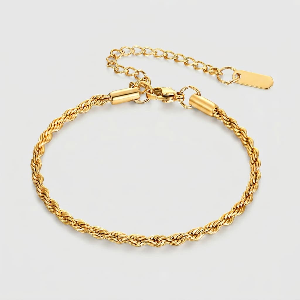 MYKONOS twisted rope bracelet — part of The Versailles Stack