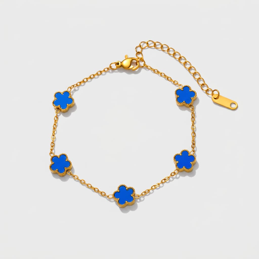 VERSAILLES Clover Bracelet Green